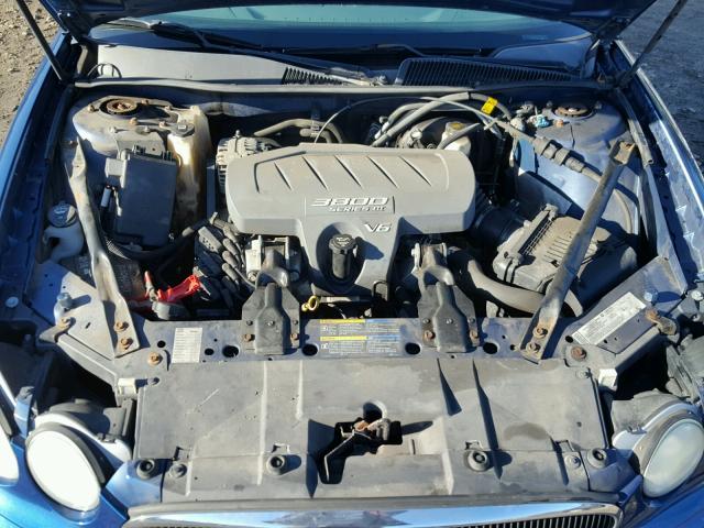 2G4WC562651282496 - 2005 BUICK LACROSSE C BLUE photo 7