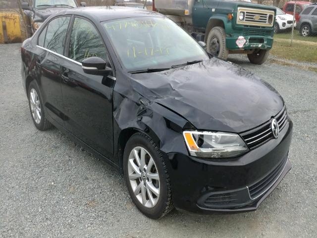 3VWDX7AJXDM408616 - 2013 VOLKSWAGEN JETTA SE BLACK photo 1