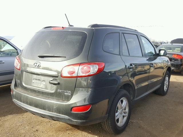 5NMSGDAB7AH367460 - 2010 HYUNDAI SANTA FE G GRAY photo 4