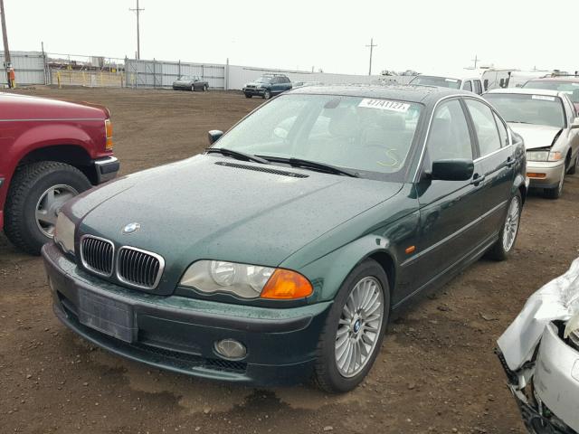 WBAAV53471JS95365 - 2001 BMW 330 I GREEN photo 2