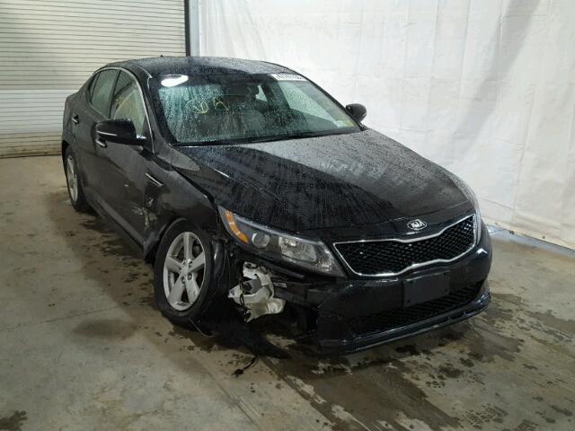 5XXGM4A72FG372145 - 2015 KIA OPTIMA BLACK photo 1