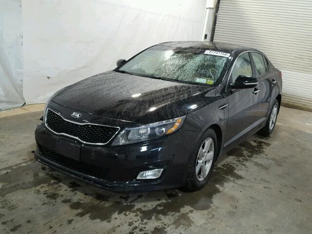 5XXGM4A72FG372145 - 2015 KIA OPTIMA BLACK photo 2