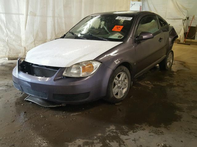 1G1AL15F667623808 - 2006 CHEVROLET COBALT LT PURPLE photo 2