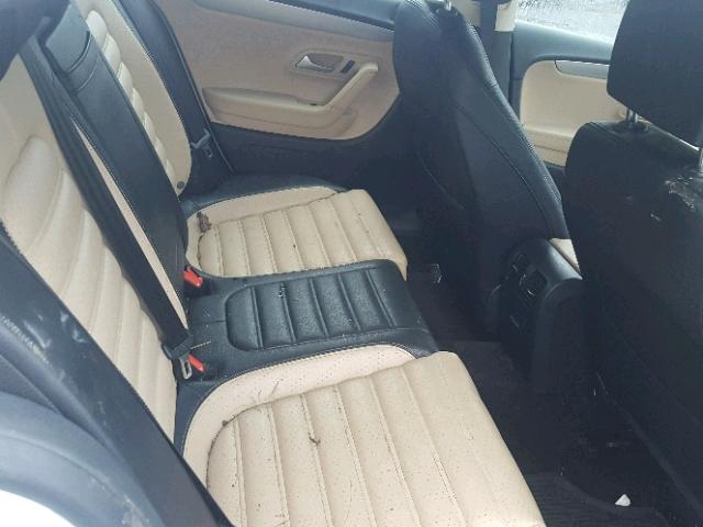 WVWBP7AN7GE500340 - 2016 VOLKSWAGEN CC BASE WHITE photo 6