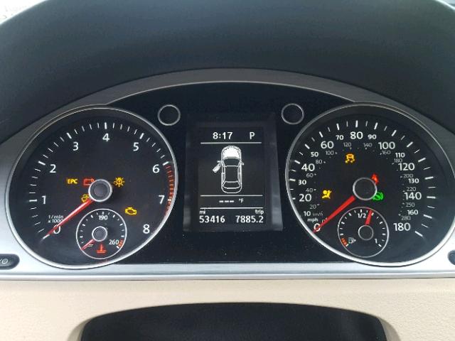 WVWBP7AN7GE500340 - 2016 VOLKSWAGEN CC BASE WHITE photo 8