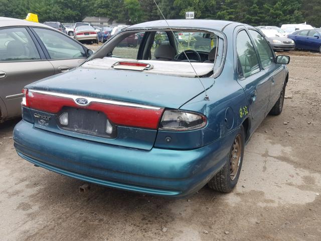 1FAFP6532WK186347 - 1998 FORD CONTOUR BA GREEN photo 4