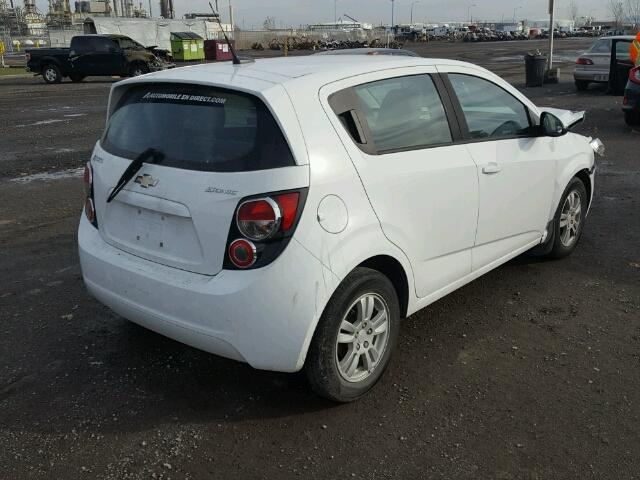 1G1JA6SH2C4189862 - 2012 CHEVROLET SONIC LS Սպիտակ լուսանկար 4