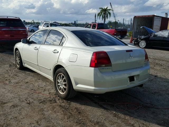 4A3AD36F35E038373 - 2005 MITSUBISHI GALANT ES WHITE photo 3