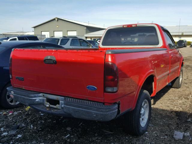 1FTDF1821VKA13542 - 1997 FORD F150 RED photo 4