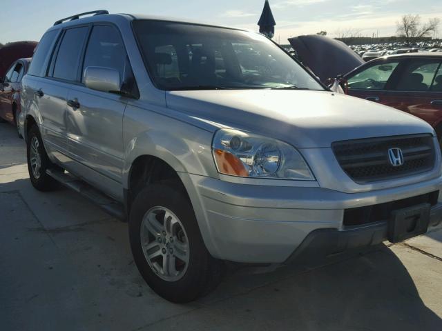 2HKYF18494H603679 - 2004 HONDA PILOT EX SILVER photo 1