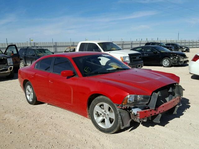 2C3CDXBG5CH259995 - 2012 DODGE CHARGER SE RED photo 1