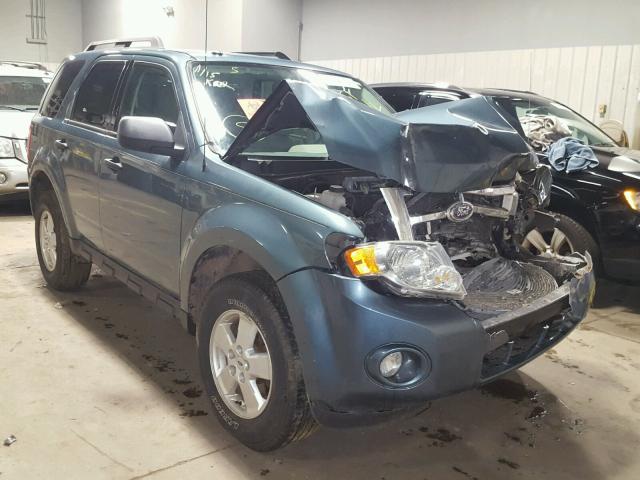 1FMCU9D74AKD02616 - 2010 FORD ESCAPE XLT BLUE photo 1