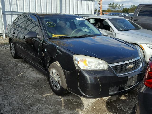 1G1ZS51F36F116616 - 2006 CHEVROLET MALIBU LS შავი ფოტო 1
