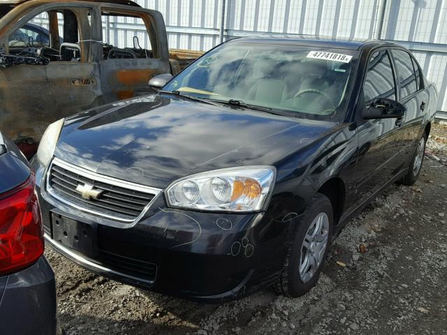 1G1ZS51F36F116616 - 2006 CHEVROLET MALIBU LS შავი ფოტო 2