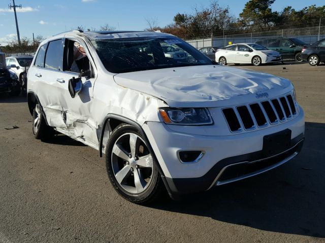 1C4RJFBG7EC275369 - 2014 JEEP GRAND CHER WHITE photo 1