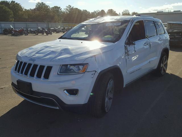 1C4RJFBG7EC275369 - 2014 JEEP GRAND CHER WHITE photo 2