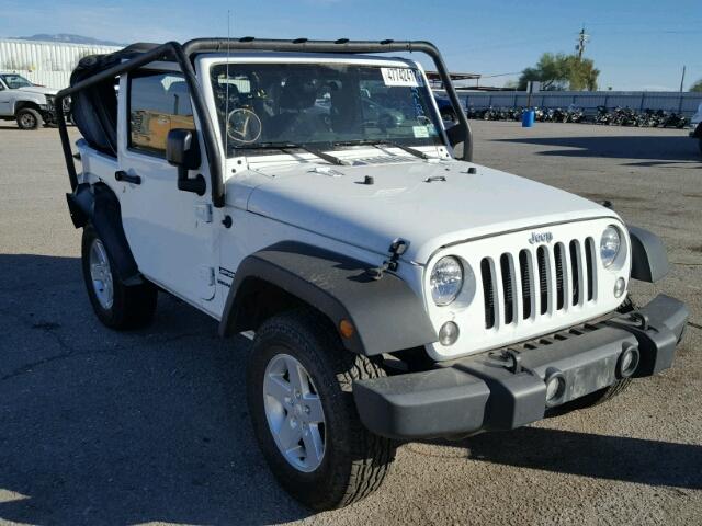 1C4AJWAG1FL585730 - 2015 JEEP WRANGLER S Ağ foto 1