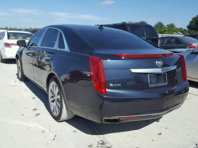 2G61P5S3XD9218482 - 2013 CADILLAC XTS LUXURY BLUE photo 3