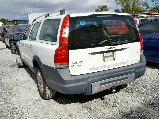 YV1SZ592451194690 - 2005 VOLVO XC70 WHITE photo 3