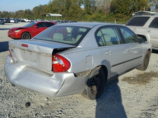 1G1ZS52F24F228948 - 2004 CHEVROLET MALIBU SILVER photo 4