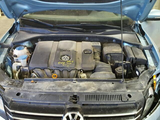 1VWAP7A36CC090157 - 2012 VOLKSWAGEN PASSAT S ლურჯი ფოტო 7