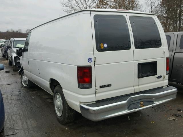 1FTNE14W08DA43155 - 2008 FORD ECONOLINE WHITE photo 3