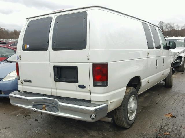 1FTNE14W08DA43155 - 2008 FORD ECONOLINE WHITE photo 4