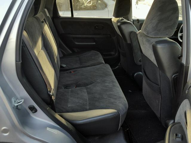 JHLRD78872C079248 - 2002 HONDA CR-V EX ვერცხლისფერი ფოტო 6