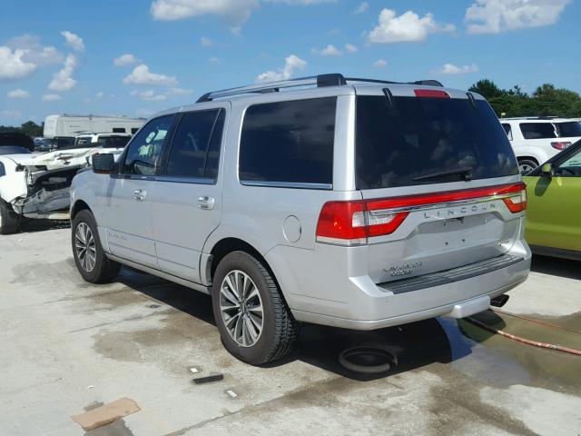 5LMJJ2HT6FEJ08462 - 2015 LINCOLN NAVIGATOR Srebrny zdjęcie 3