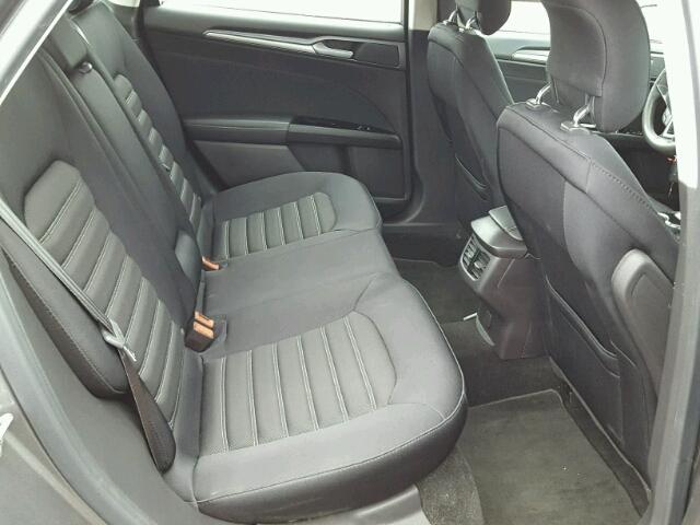 1FA6P0H77E5363841 - 2014 FORD FUSION SE GRAY photo 6