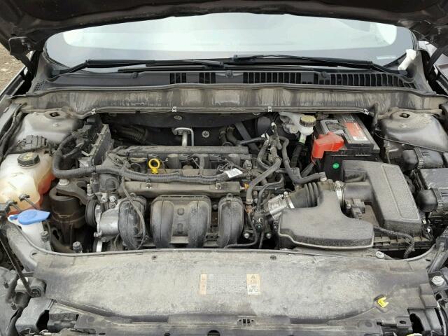 1FA6P0H77E5363841 - 2014 FORD FUSION SE GRAY photo 7