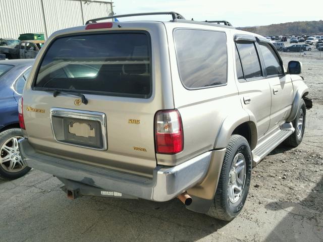 JT3GN86R120224650 - 2002 TOYOTA 4RUNNER SR BROWN photo 4