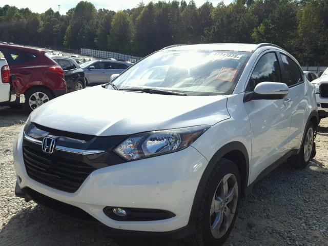 3CZRU5H75GM738954 - 2016 HONDA HR-V EXL WHITE photo 2