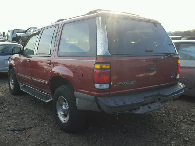 1FMDU34X6VUA13281 - 1997 FORD EXPLORER RED photo 3