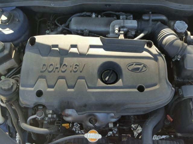 KMHCN46C28U270497 - 2008 HYUNDAI ACCENT GLS BLUE photo 7