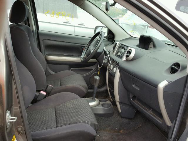 JTKKT604150106723 - 2005 TOYOTA SCION XA ნაცრისფერი ფოტო 5