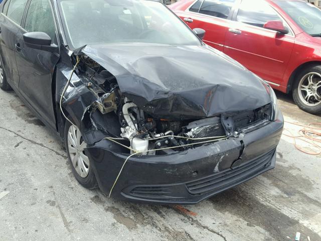 3VW2K7AJ3CM370540 - 2012 VOLKSWAGEN JETTA BASE Սև լուսանկար 9