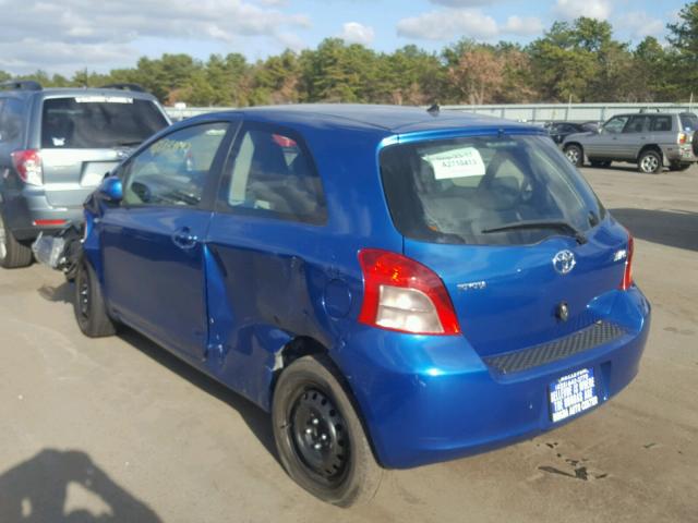 JTDJT903575086350 - 2007 TOYOTA YARIS BLUE photo 3