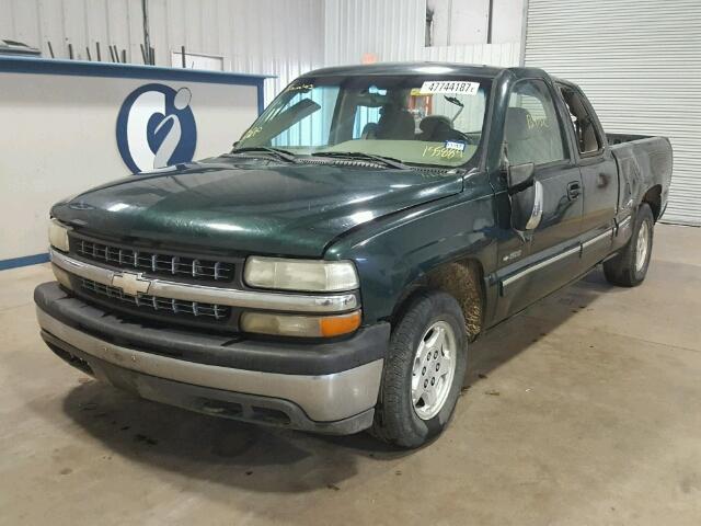 2GCEC19T511155889 - 2001 CHEVROLET SILVERADO GREEN photo 2