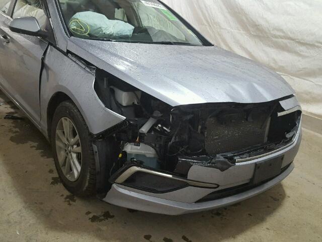 5NPE24AF0GH309510 - 2016 HYUNDAI SONATA SE SILVER photo 9