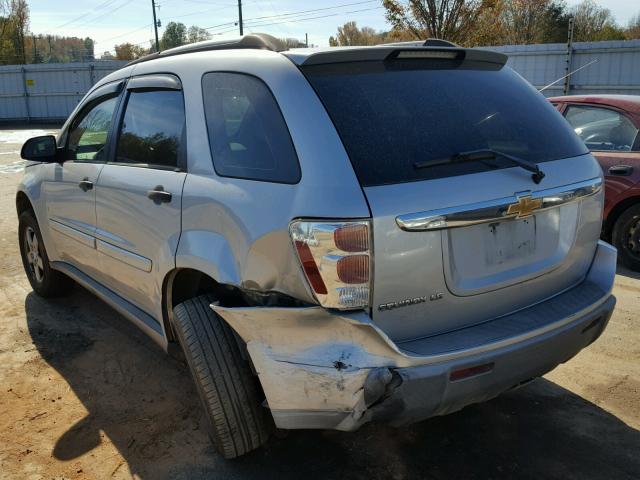 2CNDL13F266176994 - 2006 CHEVROLET EQUINOX LS SILVER photo 3