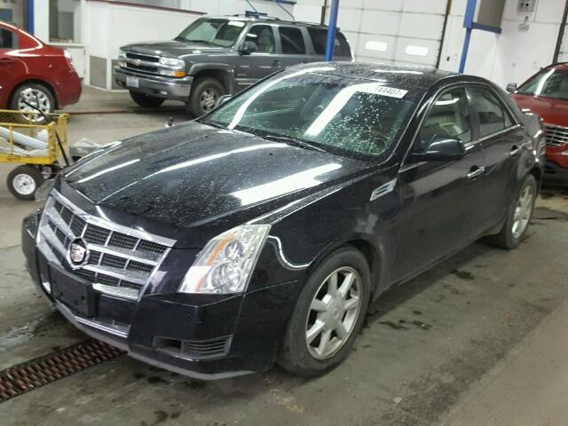 1G6DJ577580175874 - 2008 CADILLAC CTS BLACK photo 2