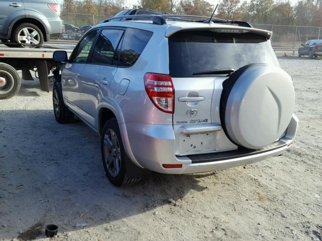 JTMWF4DV5A5031917 - 2010 TOYOTA RAV4 SPORT SILVER photo 3