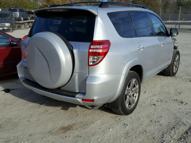 JTMWF4DV5A5031917 - 2010 TOYOTA RAV4 SPORT SILVER photo 4