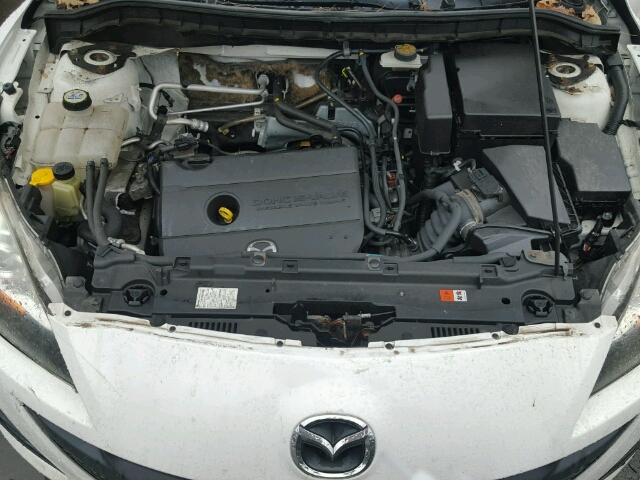 JM1BL1VG3B1411112 - 2011 MAZDA 3 I WHITE photo 7