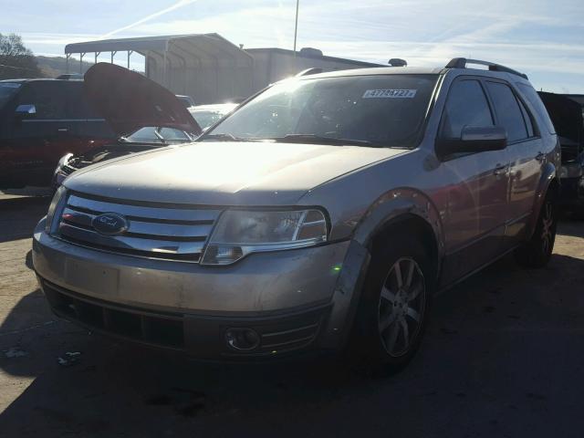 1FMDK05W68GA02908 - 2008 FORD TAURUS X S SILVER photo 2