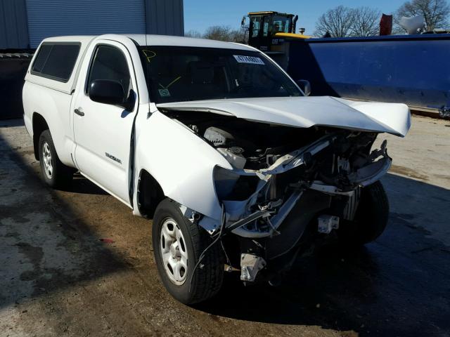 5TENX22N59Z626274 - 2009 TOYOTA TACOMA WHITE photo 1