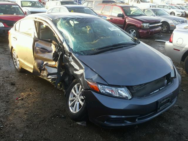 19XFB2F99CE009006 - 2012 HONDA CIVIC EXL GRAY photo 1