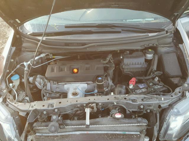 19XFB2F99CE009006 - 2012 HONDA CIVIC EXL Szary zdjęcie 7