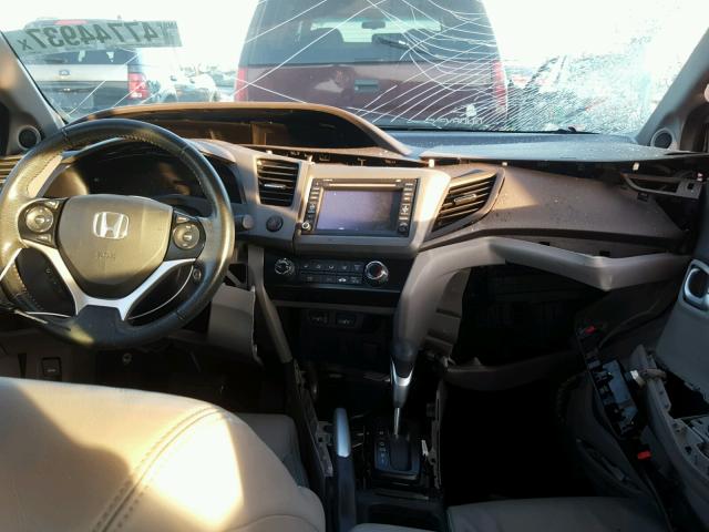 19XFB2F99CE009006 - 2012 HONDA CIVIC EXL GRAY photo 9